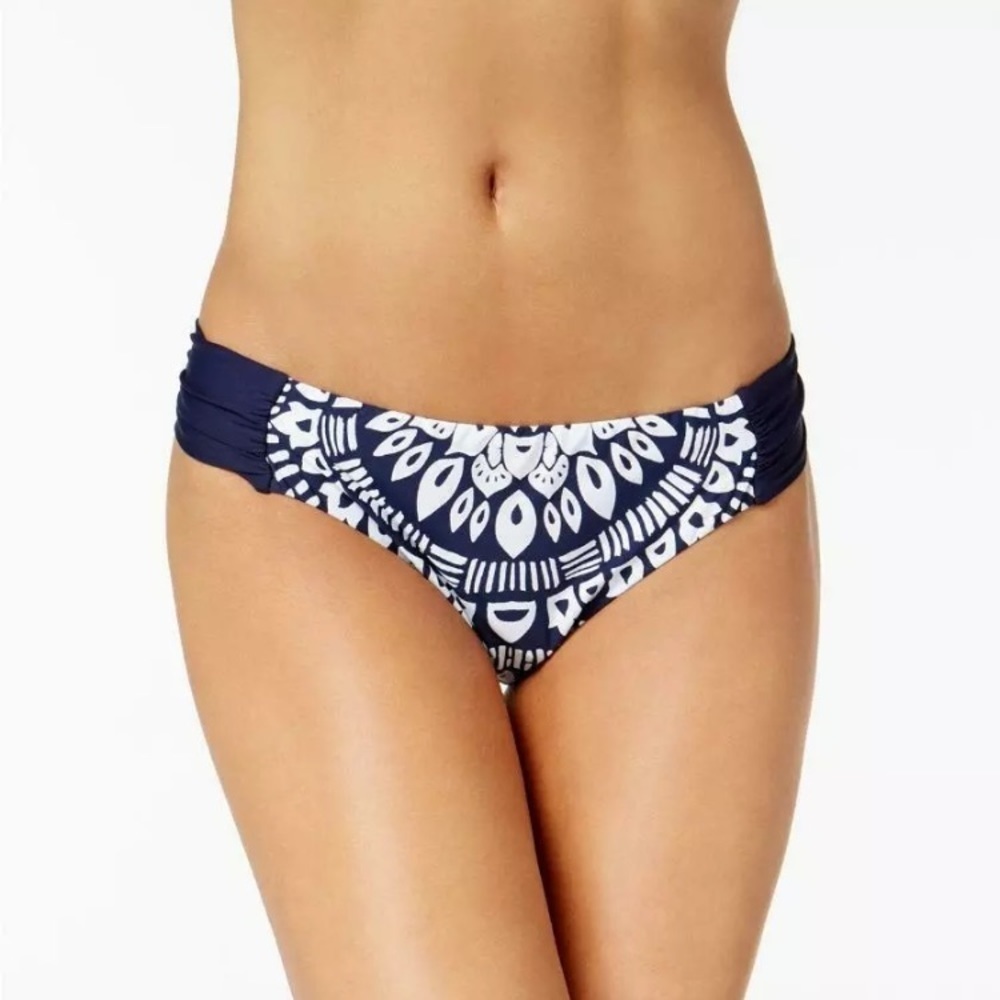 TRINA Turk Shirred Hipster Bikini Bottom